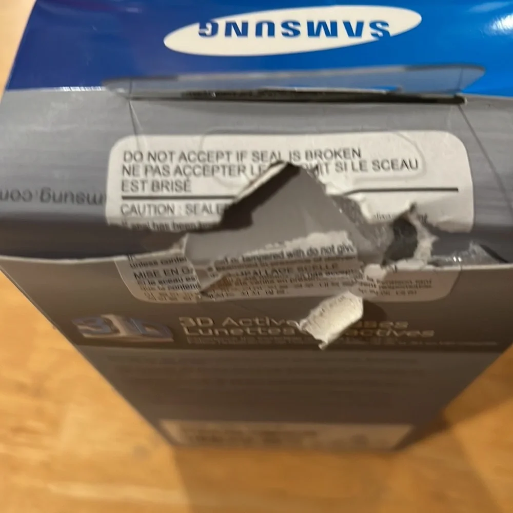 🛍️ NWT Samsung Black 3D Active Glasses
